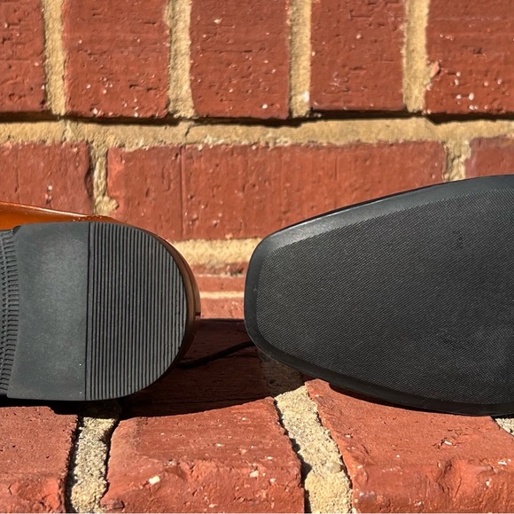 Stacy Adams formal lace-up oxfords shoes in cognac/brown/tan. Size boys 12  M - Picture 3 of 5